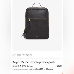 Black Calpak backpack